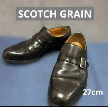 SCOTCH GRAIN 더블 몽크 스트랩 27cm