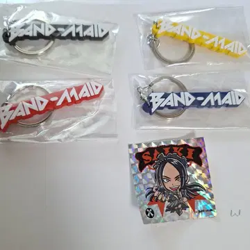 BAND-MAID 복권 키링 스티커