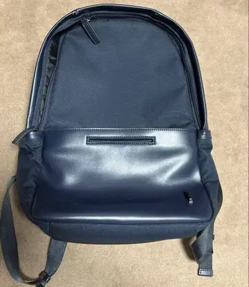 천연 가죽 나일론 백팩 TSOG 네이비