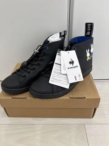 르꼬끄 스포르티브 스니커즈 레인 LA 알마 블랙 23cm 미사용 새상품