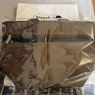MEDIUM MULTI TOTE 토피 브라운 퀼트 칸자키 메구미