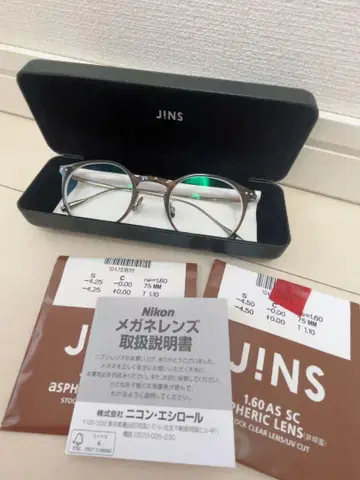 JINS 보스턴 안경 Combination Titanium (도수 O)