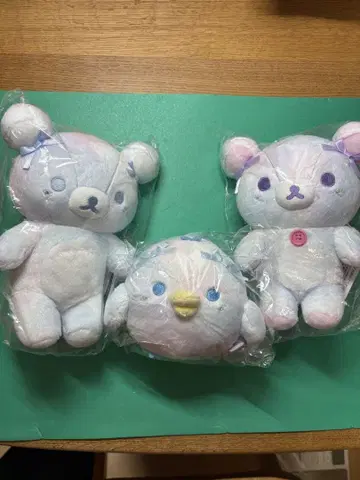 리락쿠마 하늘의 빙글빙글 솜사탕 봉제 인형 3개