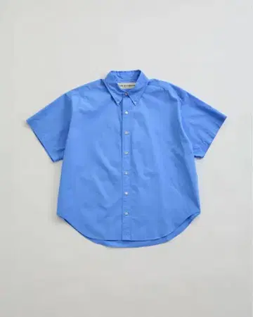 Shinzone HALF SLEEVE DADDY SHIRT 블루 셔츠