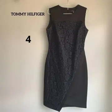 TOMMY HILFIGER 슬리브리스 원피스 [4] 블랙