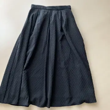 새상품 any SiS 플레어 롱 스커트 블랙 빅 사이즈 LL 온워드