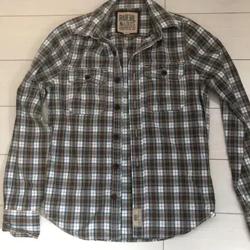 RUEHL No.925 체크 무늬 긴팔 셔츠