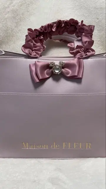 Maison de FLEUR 디즈니 토트백 핑크