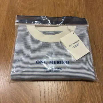 ONC MERINO 반팔 티셔츠 사이즈 3 BLUE 미사용 새상품