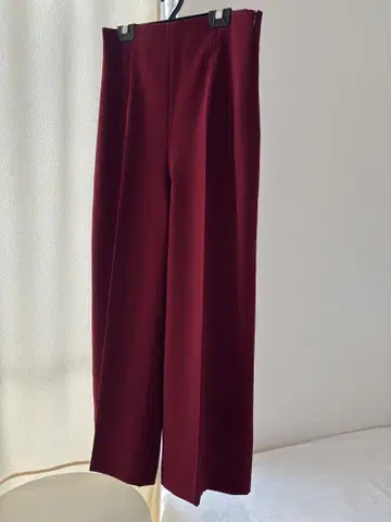 ZARA 버건디 와이드 팬츠 EUR 36