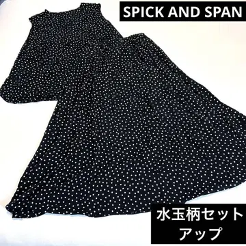 SPICKANDSPAN 스픽 앤 스팬 도트 무늬 셋업 원피스