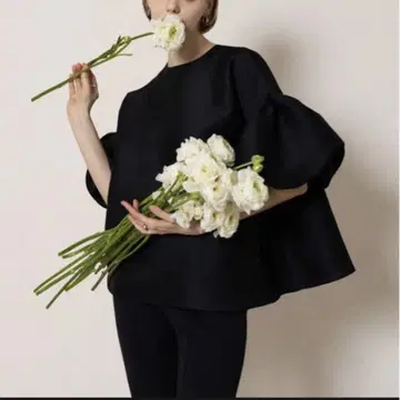 heve WHIP 벌룬 슬리브 BL 블랙