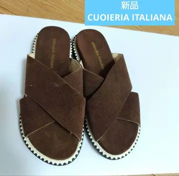새상품 CUOIERIA ITALIANA 샌들 브랜드 이탈리아제