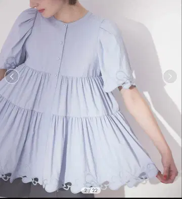 [ HANAE MORI x CELFORD 콜라보 ] 하트 자수 튜닉