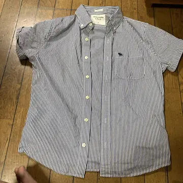 Abercrombie & Fitch 스트라이프 반팔 셔츠 S
