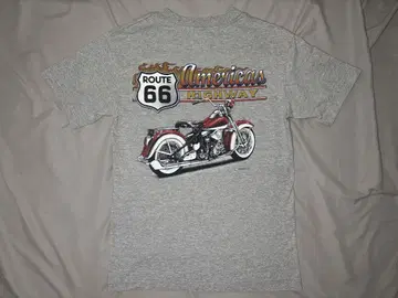 ROUTE66 Americas HIGHWAY 할리 빵헤드 구제 의류 S