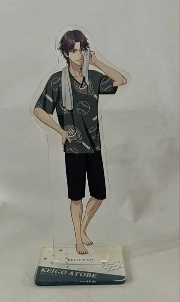신 테니스의 왕자님 극락탕 아크릴 스탠드 아토베 케이고