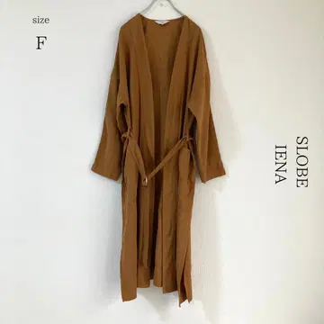 [슬로브 이에나] 벨트 거즈 가운 코트 가디건 원피스 겉옷