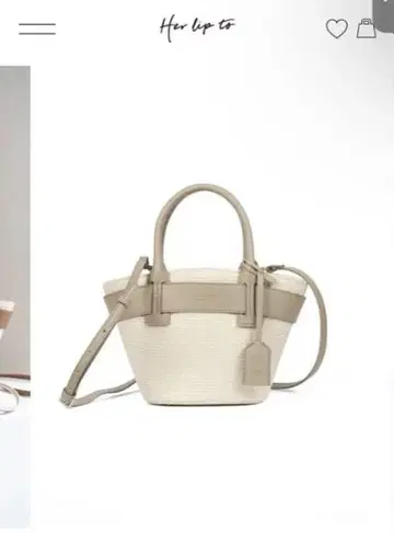 Her lip to 하립투 Palma Mini Tote Bag