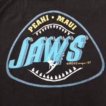 하와이 마우이 JAWS 티셔츠 M 사이즈 4