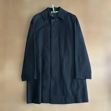 THE SUIT COMPANY 블랙 스텐카라 코트 퀼팅 안감