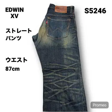 [ 즉시 구매 OK ] EDWIN XV 스트레이트 팬츠 32인치 블루