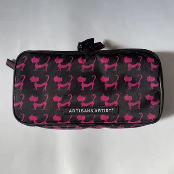 ARTISAN & ARTIST 고양이 패턴 파우치