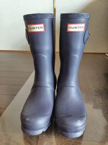 Hunter 장화 레인부츠 네이비