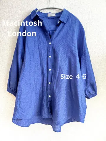 매킨토시 런던 린넨 셔츠 빅 사이즈 46 MACKINTOSH