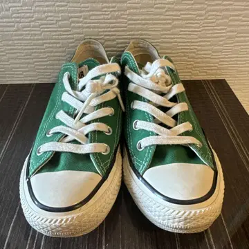 Converse ALL STAR 그린 로우컷 스니커즈