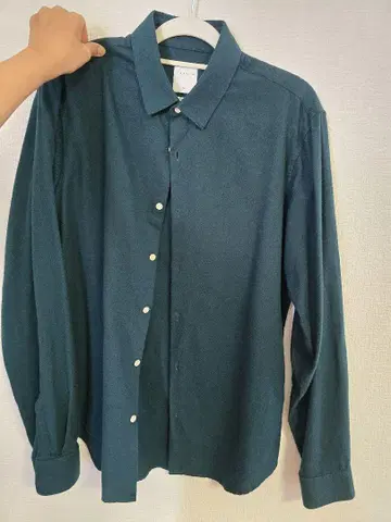 sandro homme 긴팔 셔츠 다크 그린 XL