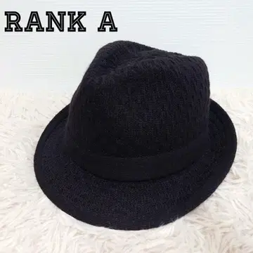 LACOSTE 라코스테 일본제 울 혼방 중절모 햇 블랙
