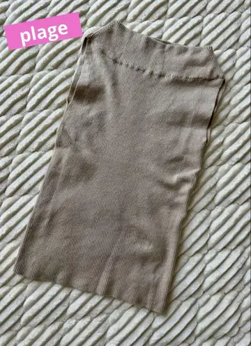 plage 플라주 린넨 혼방 23SS HAZEL rib 풀오버