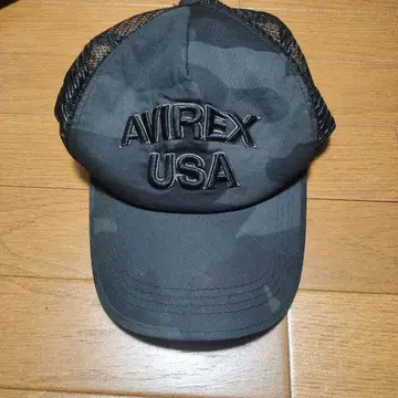 AVIREX 카모플라쥬 캡 메쉬 캡