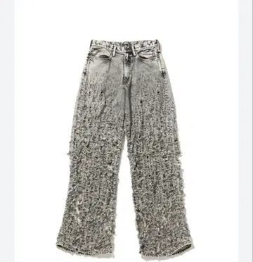 2024SS CRASHED BLACK MODERN DENIM