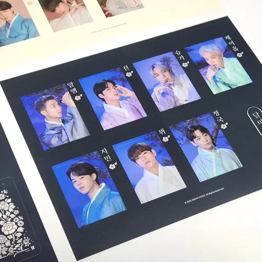 BTS Bangtan 2022 Dalmajung Jewelry Box, 2021 Sticker Set on