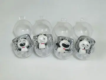 플랫 마스코트 4개 세트