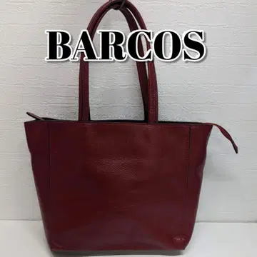 컨디션 최상 BARCOS 슈링크 가죽 토트백 보르도 BTV110