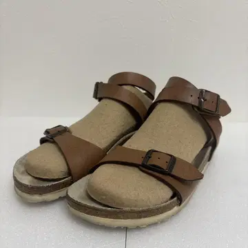 버켄스탁 샌들 37 라이트 브라운