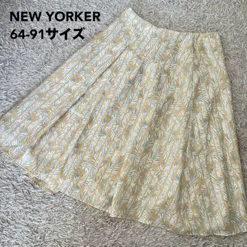[새상품급] NEW YORKER 뉴요커 스커트 올 패턴 9호 M 상당