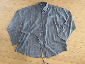 KOOI 체크 무늬 셔츠 아우터 사이즈 2 USED