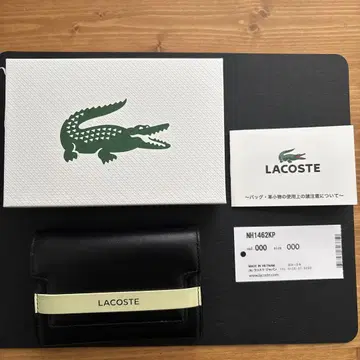 LACOSTE 카드 케이스 블랙