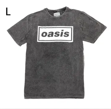 OASIS 오아시스 티셔츠 밴드 티셔츠 차콜 그레이 L