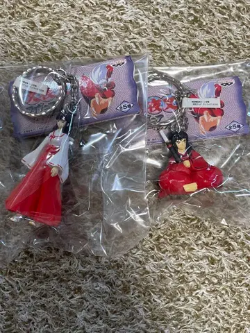 이누야샤 피규어 키링 2종 세트