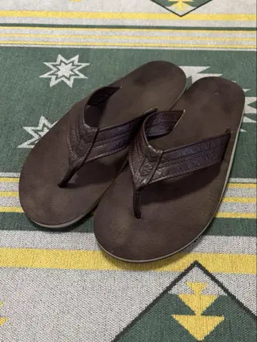 ISLAND SLIPPER 아일랜드 슬리퍼 다크 브라운 29cm