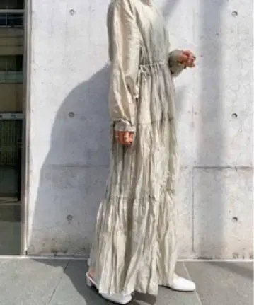 Kastane 시어 티어드 와셔 원피스 ₩7900+tax