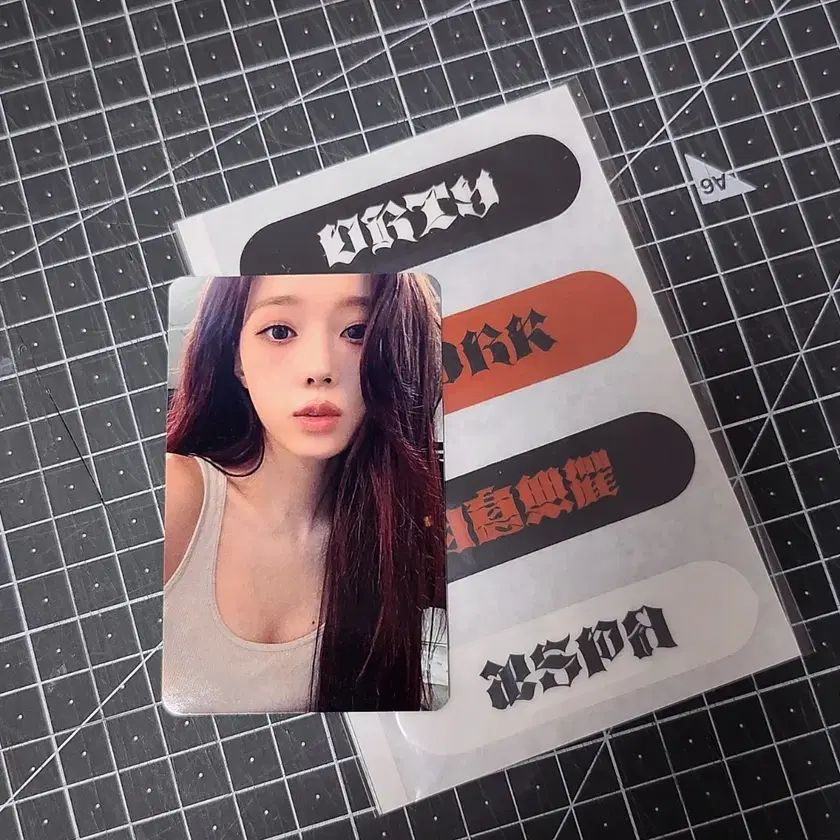 aespa ウィンター DirtyWork interasia 当選限定 トレカ aespa - aespa ウィンター dirty work US限定 絵柄 トレカセット