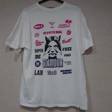 HYSTERIC GLAMOUR 티셔츠 L 화이트