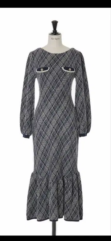Her lip to Vosges Jacquard Knit Dress