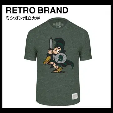 [귀중 RETRO BRAND] 스파르탄즈 T셔츠 미시건 주립 대학